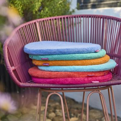 FRESH Frottee Stuhlkissen rund