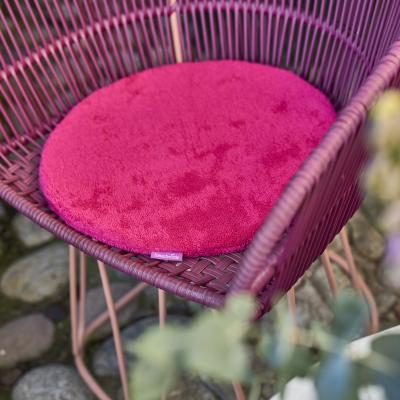 FRESH Frottee Stuhlkissen rund